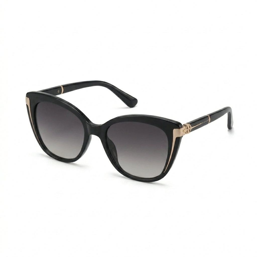 Qlloarrip™ Elara Oversized Cat-Eye Sunglasses – Women's UV400 Fashion Sunglasses, Lightweight Statement Eyewear