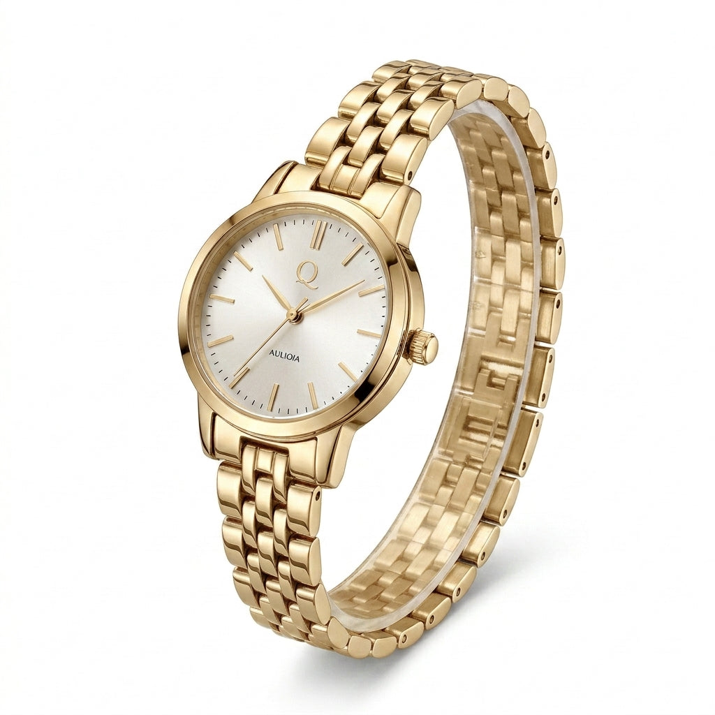 Qlloarrip™ Vivienne Petite Bracelet Watch – Women's Minimal Analog Watch, Slim Everyday Dress Watch