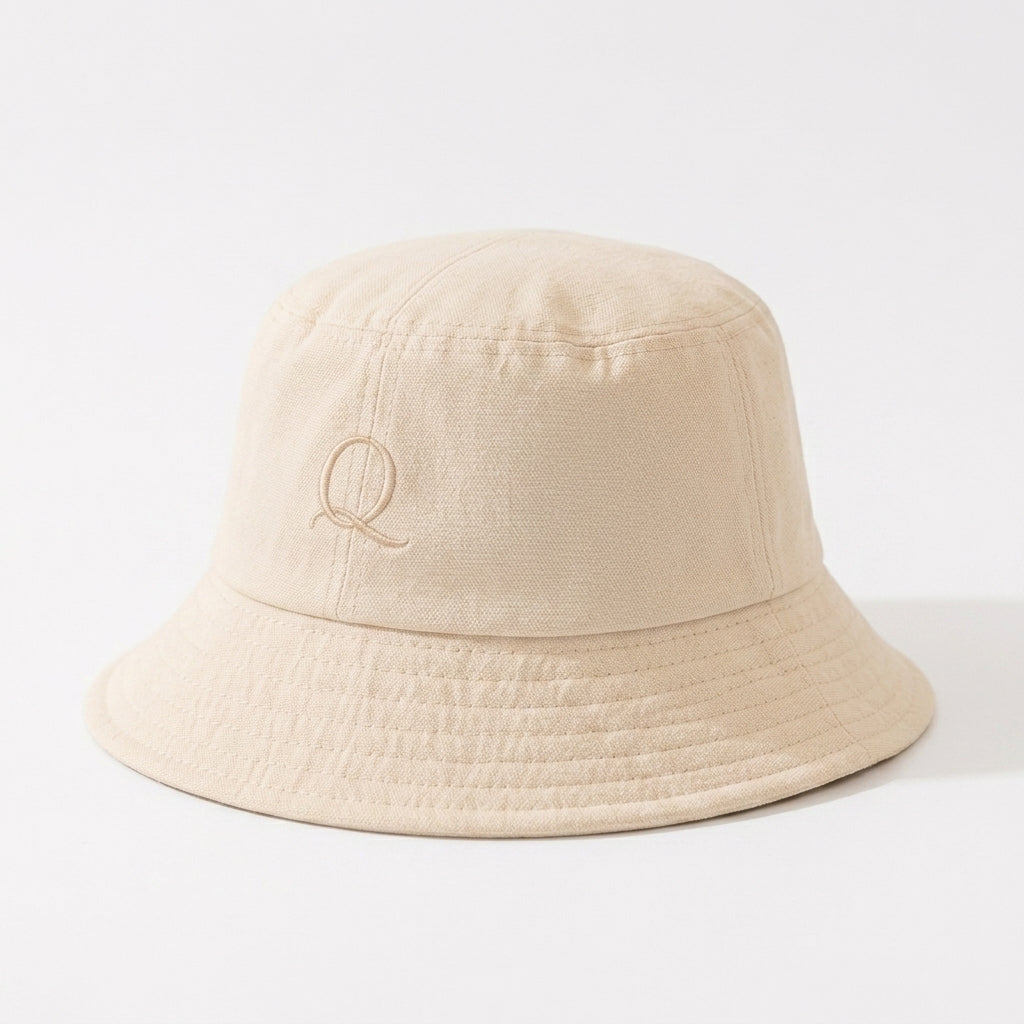 Qlloarrip™ Elodie Soft-Brim Bucket Hat – Women's Cotton Fashion Sun Hat, Packable Everyday Accessory